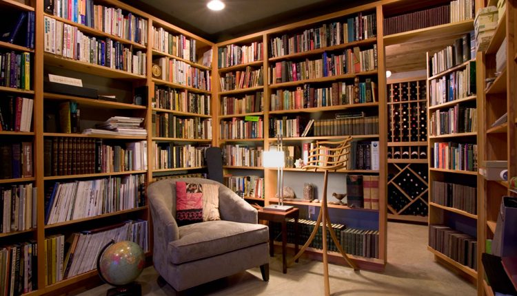 Small-home-library-design-ideas