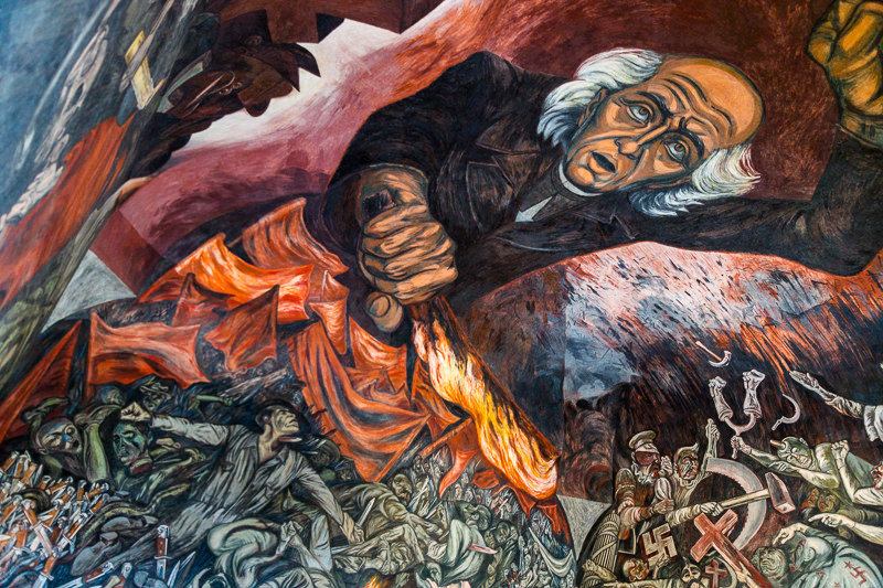 El cura revolucionario Hidalgo, por José Clemente Orozco.