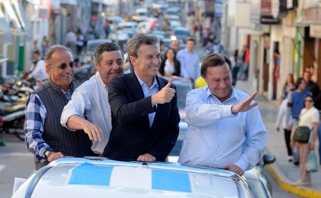 Macri y Varisco en la camioneta del narco