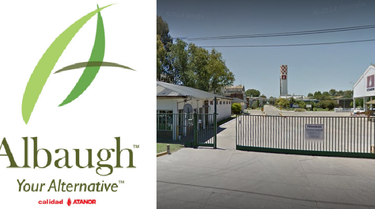 Albaugh y la planta en San Nicoláss