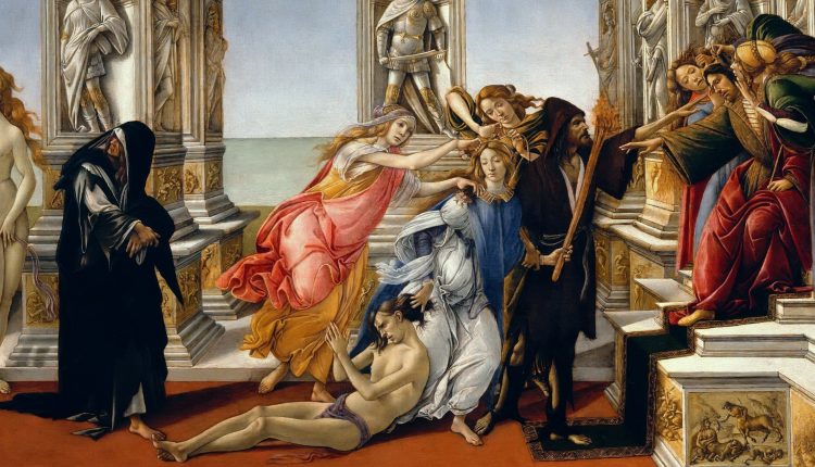 Sandro Botticelli- La Calumnia de Apeles