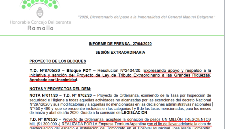 Donaciones y condonaciones