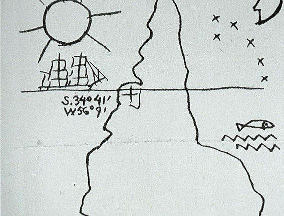 Joaquín Torres García- Mapa invertido (1935)