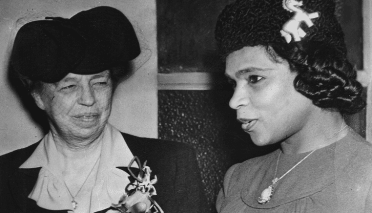 MA con eleanor Roosevelt